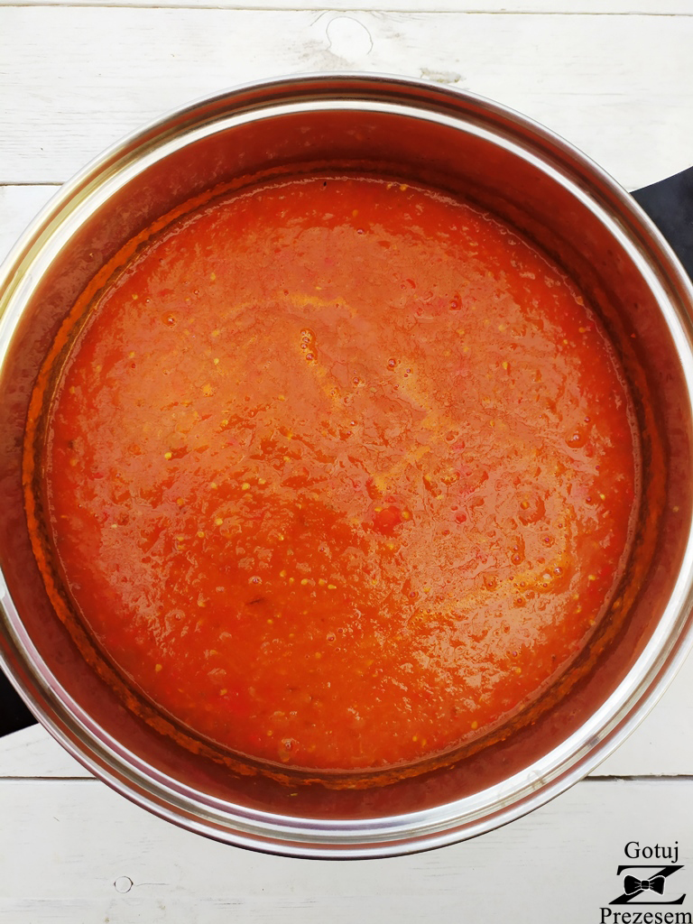 sos pomidorowo - paprykowy