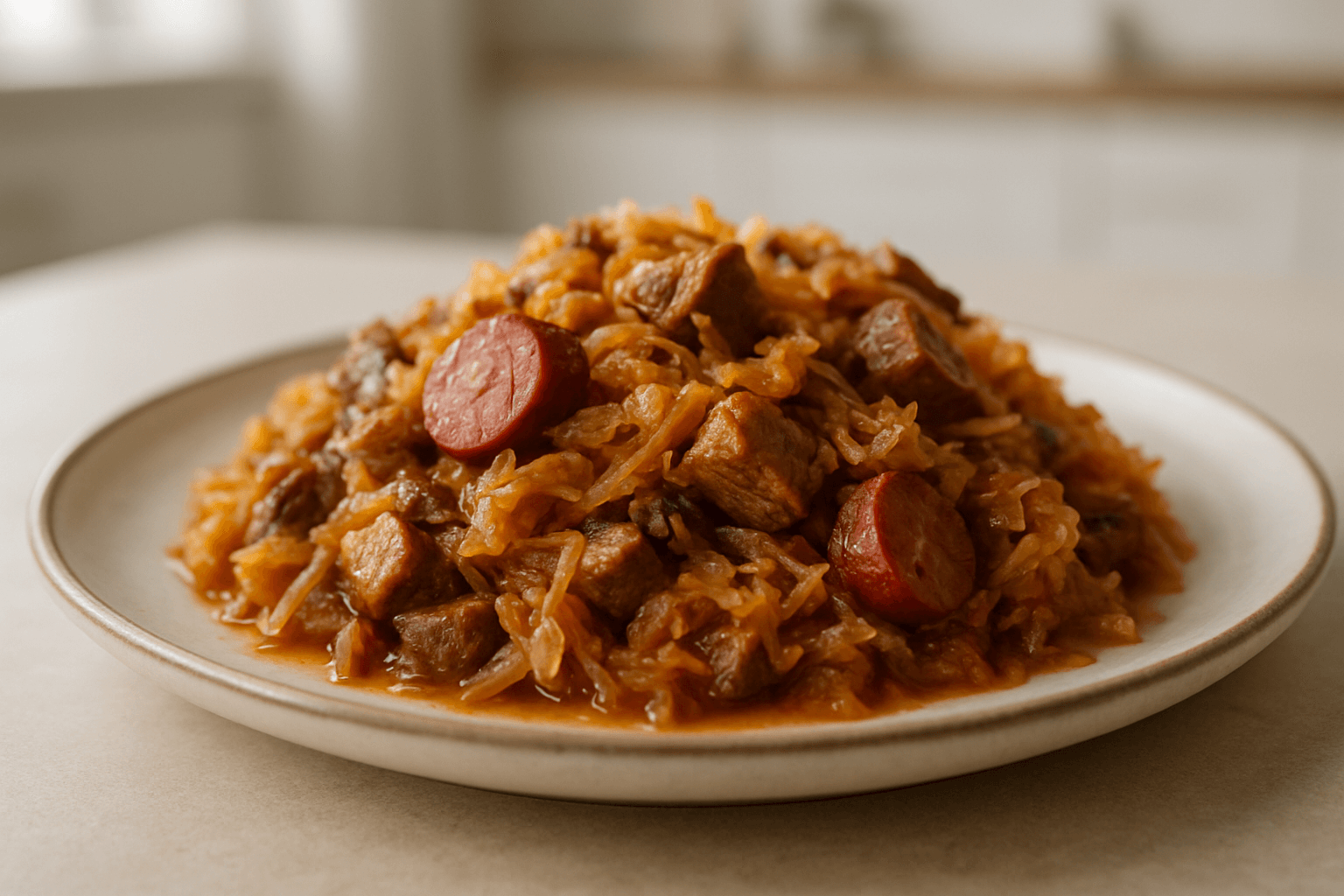 bigos z kiszonej kapusty
