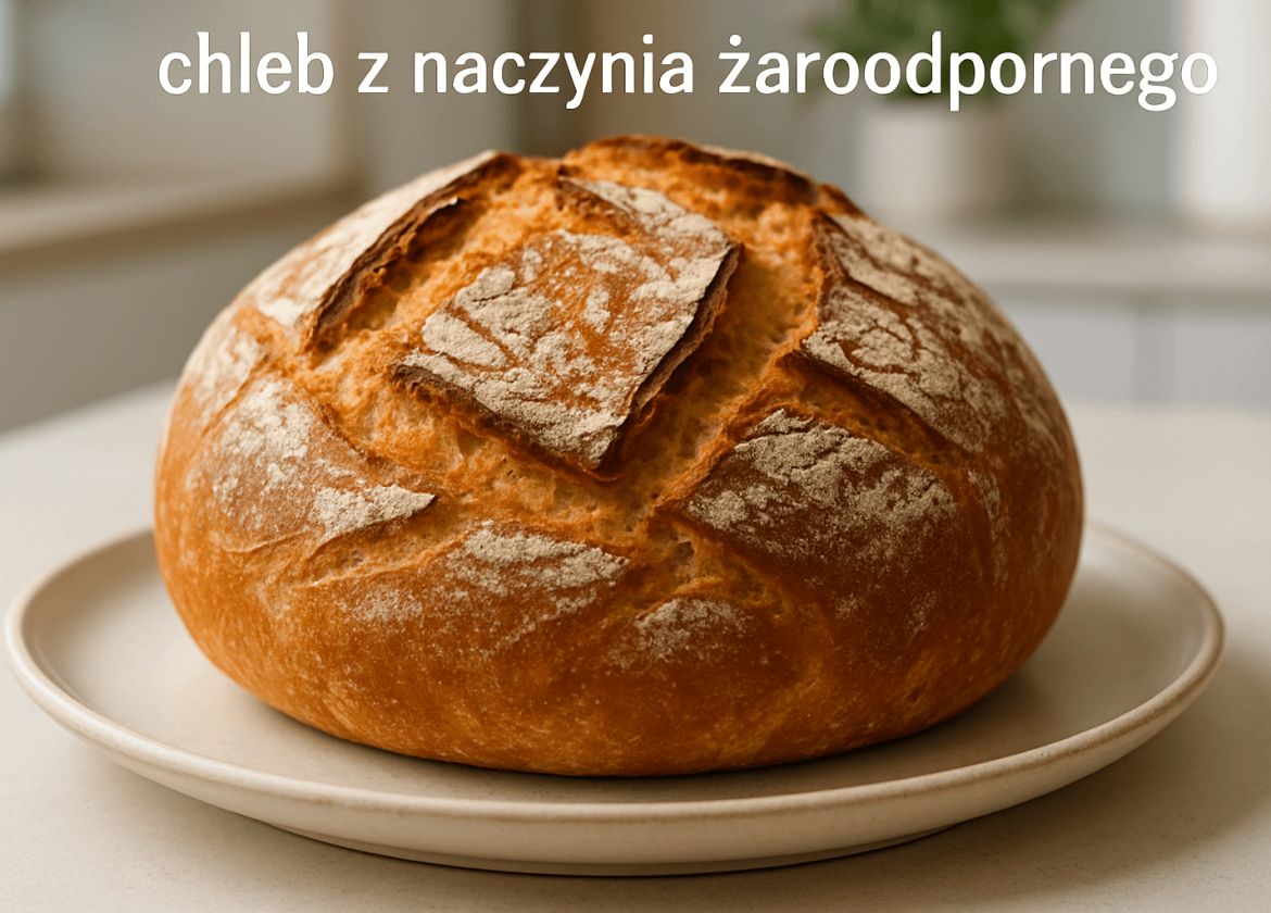 chleb z naczynia żaroodpornego