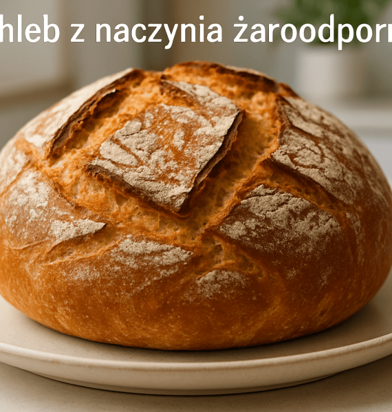 chleb z naczynia żaroodpornego