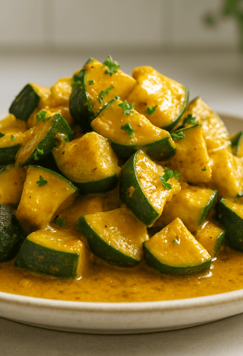 cukinia w curry