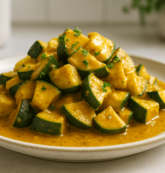cukinia w curry