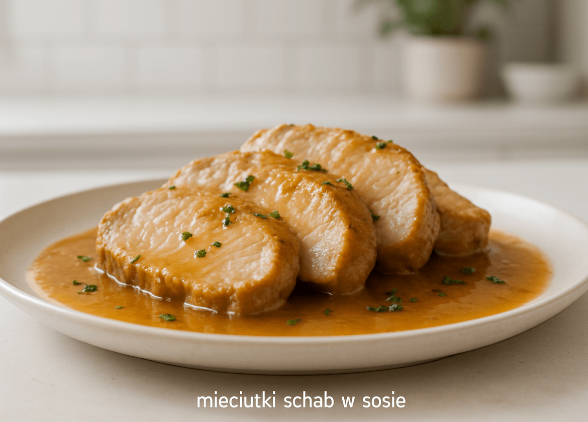 mięciutki schab w sosie