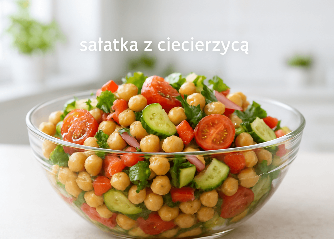 sałatka z ciecierzycą