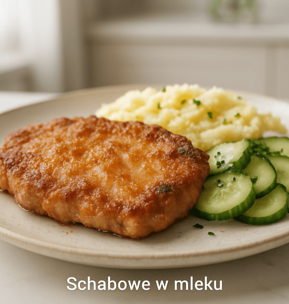 schabowe w mleku