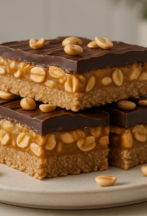 snickers bez pieczenia