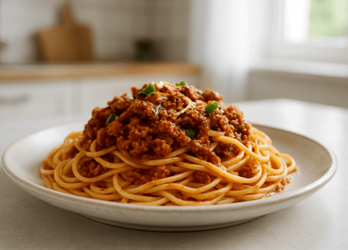 spaghetti bolognese przepis