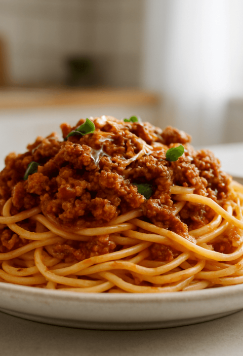 spaghetti bolognese przepis