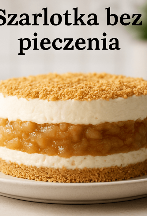 szarlotka bez pieczenia