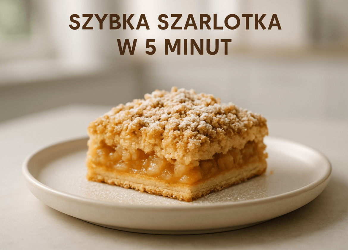szybka szarlotka w 5 minut