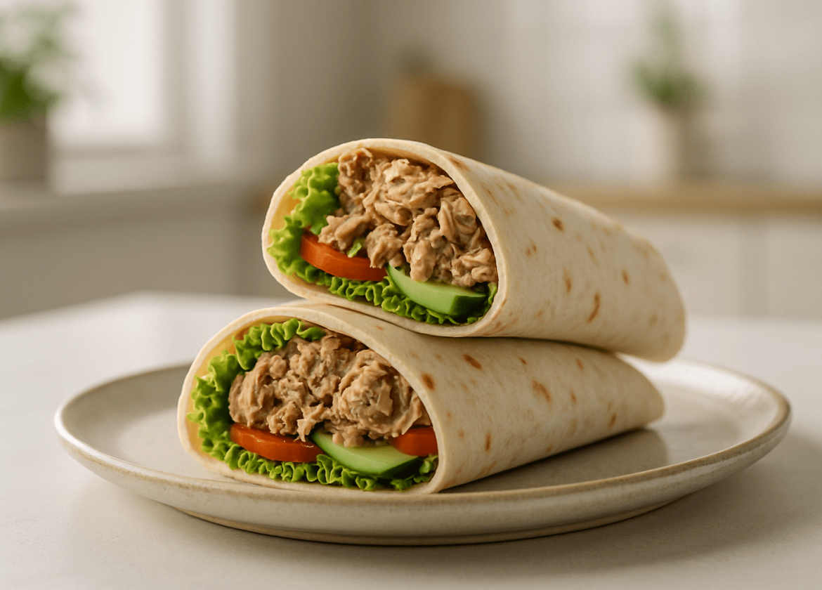 tortilla z tuńczykiem
