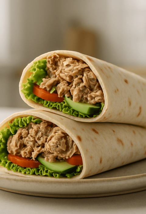 tortilla z tuńczykiem