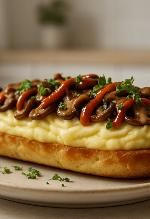 zapiekanka z puree ziemniaczanym